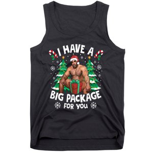 Christmas I Have A Big Package For You Naughty Big Black Guy Tank Top