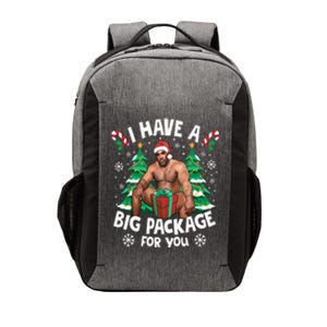 Christmas I Have A Big Package For You Naughty Big Black Guy Vector Backpack