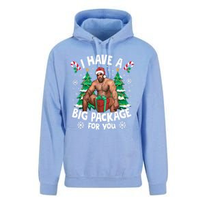 Christmas I Have A Big Package For You Naughty Big Black Guy Unisex Surf Hoodie