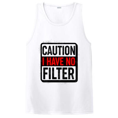 Caution I Have No Filter Warning Sign PosiCharge Competitor Tank