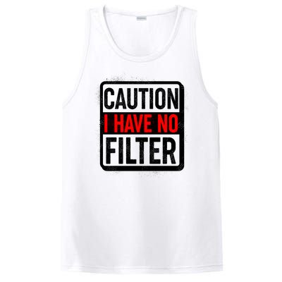 Caution I Have No Filter Warning Sign PosiCharge Competitor Tank