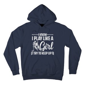 Cool Ice Hockey For Wo Girls Hockey Lover Team Skating Hoodie