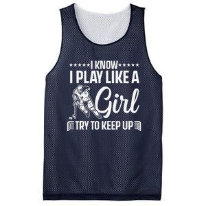 Cool Ice Hockey For Wo Girls Hockey Lover Team Skating Mesh Reversible Basketball Jersey Tank