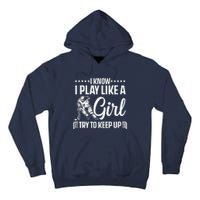 Cool Ice Hockey For Wo Girls Hockey Lover Team Skating Tall Hoodie