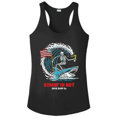 Comin In Hot Cove Surf Co Ladies PosiCharge Competitor Racerback Tank