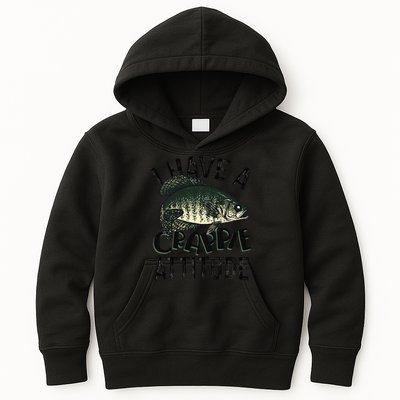 Cool I Have Crappie Attitude Gift Women Funny Fishing Kids Hoodie