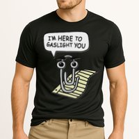 Clippy I'm Here To Gaslight You Good S Black Cooling Performance Crew T-Shirt