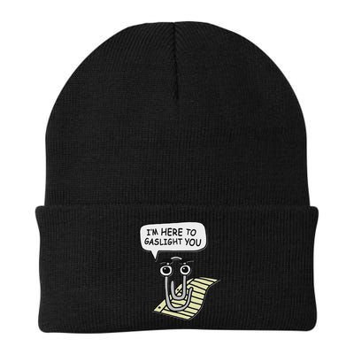 Clippy I'm Here To Gaslight You Good S Black Beanie