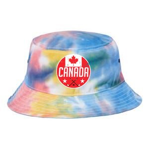 Canada Ice Hockey Flag Jersey Supporter Canadian Fan Gift Tie Dye Newport Bucket Hat