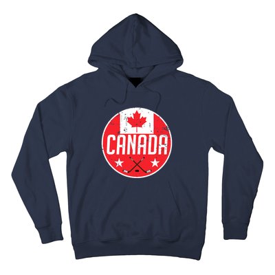 Canada Ice Hockey Flag Jersey Supporter Canadian Fan Gift Hoodie