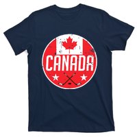 Canada Ice Hockey Flag Jersey Supporter Canadian Fan Gift T-Shirt