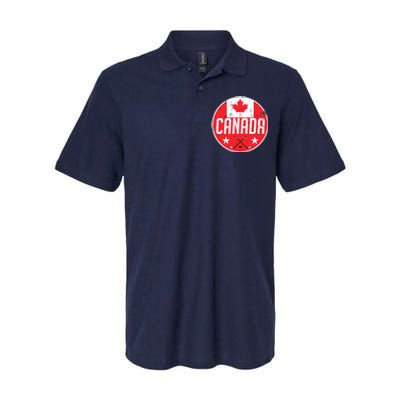 Canada Ice Hockey Flag Jersey Supporter Canadian Fan Gift Softstyle Adult Sport Polo