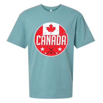 Canada Ice Hockey Flag Jersey Supporter Canadian Fan Gift Sueded Cloud Jersey T-Shirt