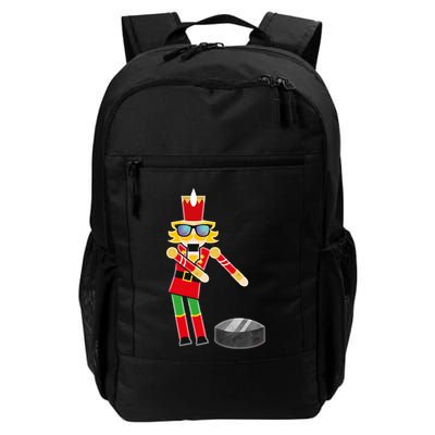 Christmas Ice Hockey Flossing Nutcracker Funny Gift Backpack