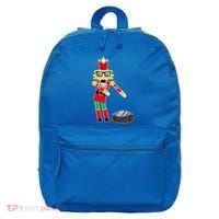 Christmas Ice Hockey Flossing Nutcracker Funny Gift 16 in Basic Backpack