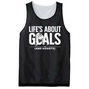 Cool Ice Hockey Lover Goalie Sports Gift Mesh Reversible Basketball Jersey Tank