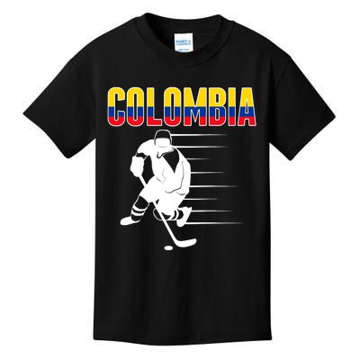 Colombia Ice Hockey Lovers Jersey Colombian Hockey Team Fans Kids T-Shirt