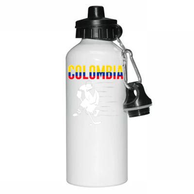 Colombia Ice Hockey Lovers Jersey Colombian Hockey Team Fans Aluminum Water Bottle 