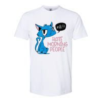 Cat. I Hate Morning People. Softstyle CVC T-Shirt