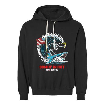 Comin In Hot Cove Surf Co Garment-Dyed Fleece Hoodie