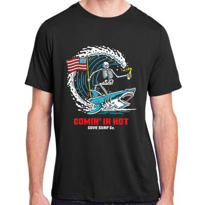 Comin In Hot Cove Surf Co Adult ChromaSoft Performance T-Shirt