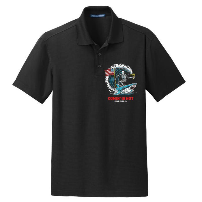 Comin In Hot Cove Surf Co Dry Zone Grid Polo