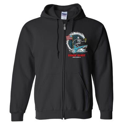 Comin In Hot Cove Surf Co Full Zip Hoodie