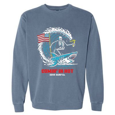 Comin In Hot Cove Surf Co Garment-Dyed Sweatshirt