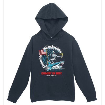 Comin In Hot Cove Surf Co Urban Pullover Hoodie