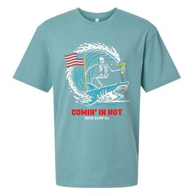 Comin In Hot Cove Surf Co Sueded Cloud Jersey T-Shirt