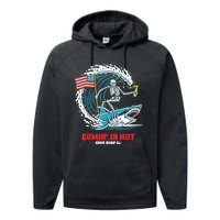 Comin In Hot Cove Surf Co Performance Fleece Hoodie