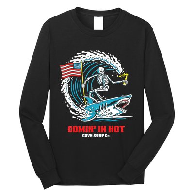 Comin In Hot Cove Surf Co Long Sleeve Shirt