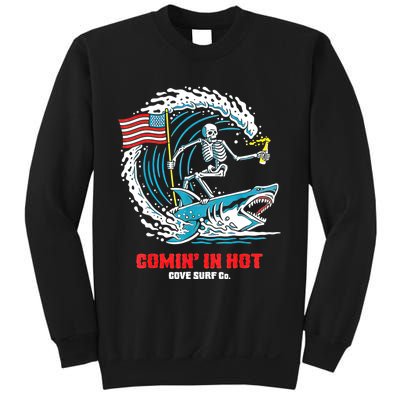 Comin In Hot Cove Surf Co Sweatshirt