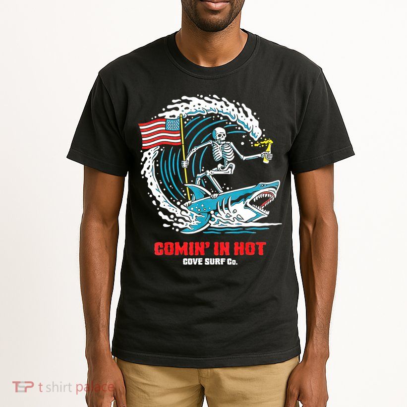 Comin In Hot Cove Surf Co Tall T-Shirt
