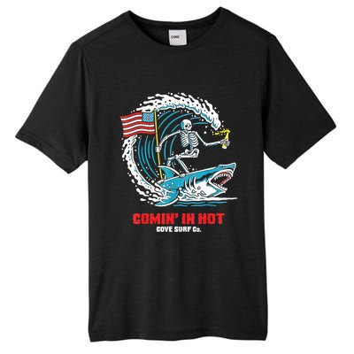 Comin In Hot Cove Surf Co Tall Fusion ChromaSoft Performance T-Shirt