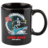 Comin In Hot Cove Surf Co 11oz C Handle Ceramic Mug