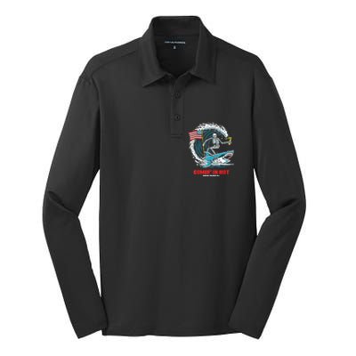 Comin In Hot Cove Surf Co Silk Touch Performance Long Sleeve Polo