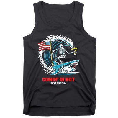 Comin In Hot Cove Surf Co Tank Top