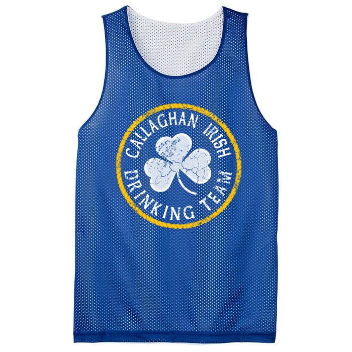 Callaghan Irish Ing Team Family Surname Cool Gift Mesh Reversible Basketball Jersey Tank