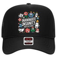 Creator Ink Inanimate Insanity Black And White High Crown Mesh Back Trucker Hat