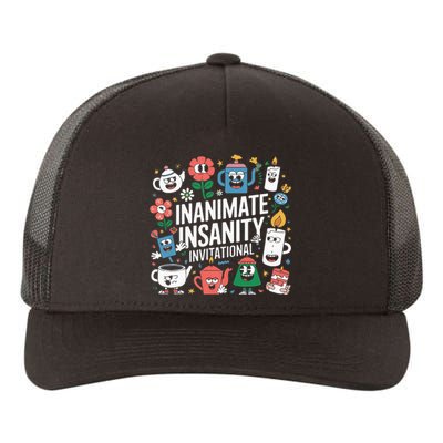 Creator Ink Inanimate Insanity Black And White Yupoong Adult 5-Panel Trucker Hat