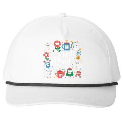 Creator Ink Inanimate Insanity Black And White Snapback Five-Panel Rope Hat