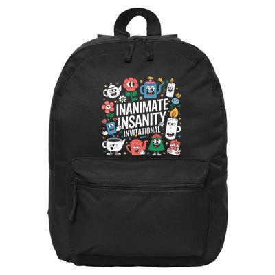 Creator Ink Inanimate Insanity Black And White 16 in Basic Backpack