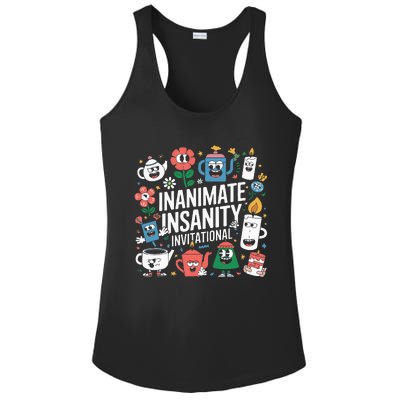 Creator Ink Inanimate Insanity Black And White Ladies PosiCharge Competitor Racerback Tank