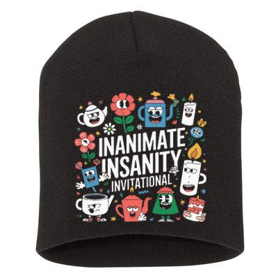 Creator Ink Inanimate Insanity Black And White Short Acrylic Beanie