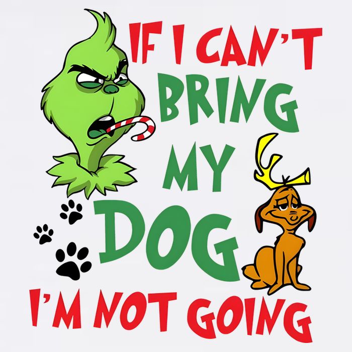 Christmas If I Cant Bring My Dog Im Not Going T-Shirt