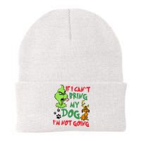 Christmas If I Cant Bring My Dog Im Not Going Knit Cap Winter Beanie