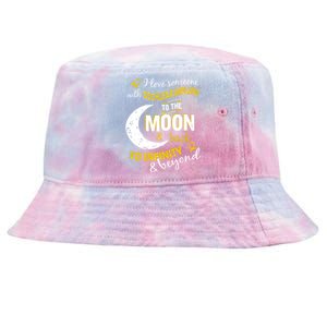 Cochlear Implant I Love Someone With Cochlear Implant Ribbon Gift Tie-Dyed Bucket Hat