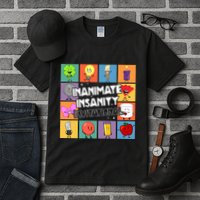 Creator Ink Inanimate Insanity Black And White Funny Meme Tall T-Shirt