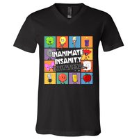 Creator Ink Inanimate Insanity Black And White Funny Meme V-Neck T-Shirt